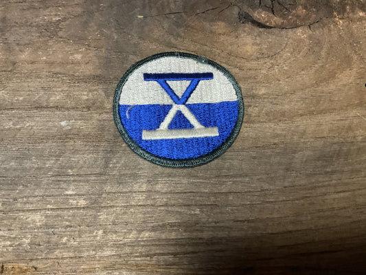WWII 10th Corps Patch