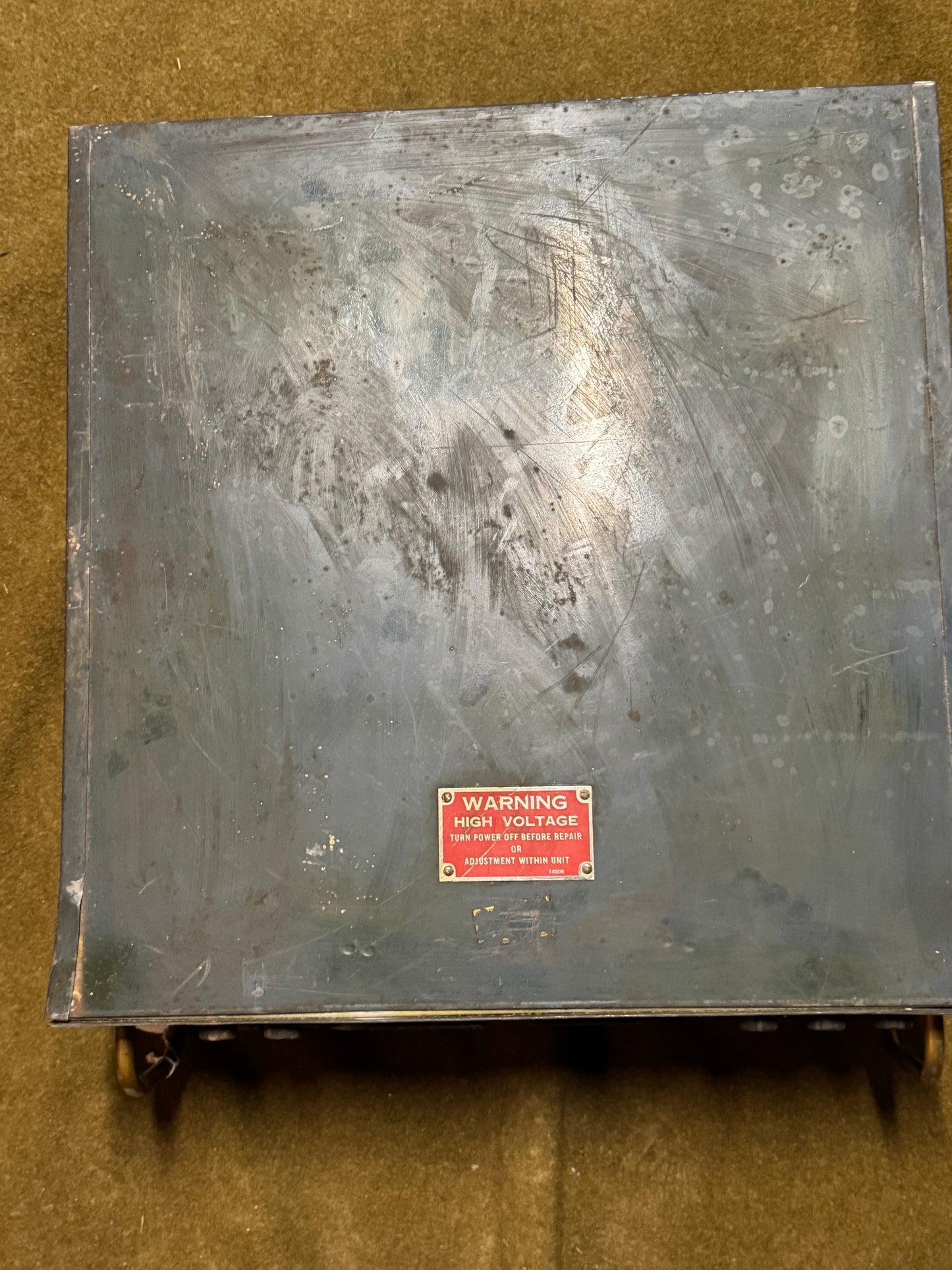 WWII U.S. Signal Corps SCR-602-A / BD-122-A Control Panel — 1943 Order