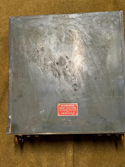 WWII U.S. Signal Corps SCR-602-A / BD-122-A Control Panel — 1943 Order