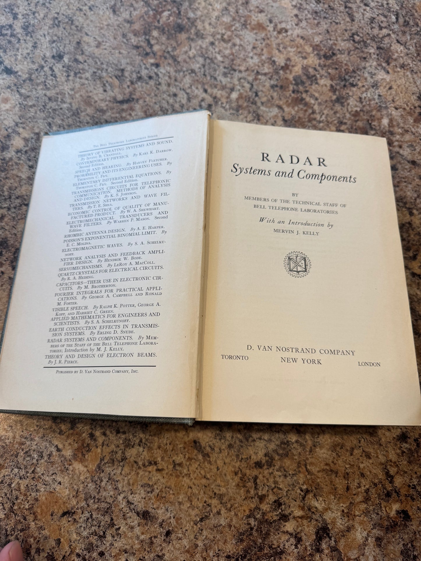 Bell Labs “Radar Systems and Components” (Library Marked)