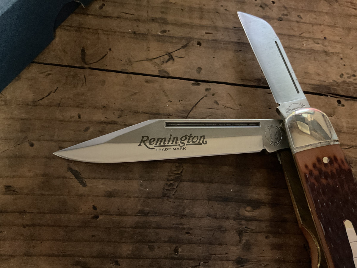 1994 Remington R4243 Camp Bullet Knife-USA Made w/ Box & Papers