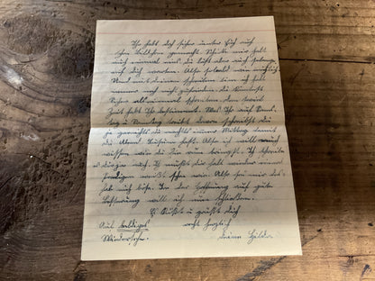 WWII German Soldier Feldpost Letter-July 22, 1940-France Campaign/Homecoming Content-Original Envelope