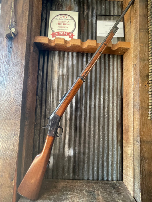 Antique Military Rolling Block Rifle – Believed .43 Spanish – Full-Length – Reblued