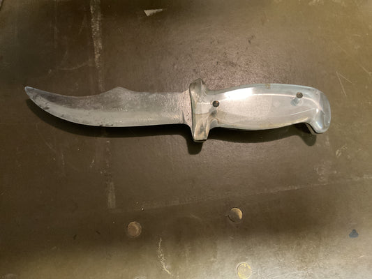 WWII Theatre Knife silver & clear cover no sheath