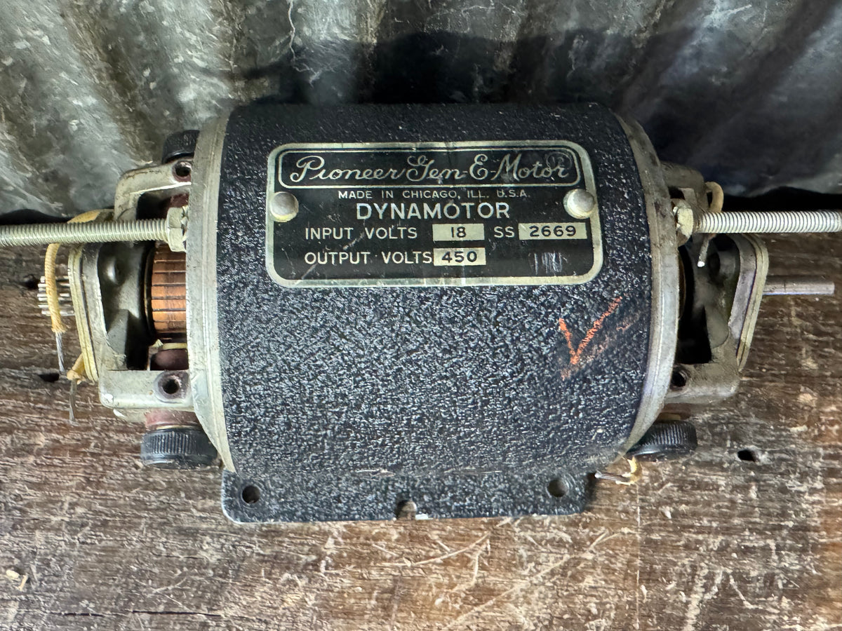 Pioneer Gen-E-Motor Dynamotor SA-5088 – 18V Input, 450V Output