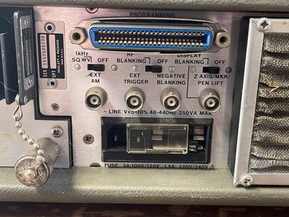 Hewlett Packard 8620C Sweep Oscillator w/ 86290A RF Plug-In (2–18 GHz) – Microwave / Radar Test System