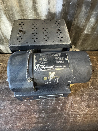 Redmond DY-99/APW-11A Dynamotor 24-29.5V DC AN/APW-11A Airborne Radar Power Supply WWII