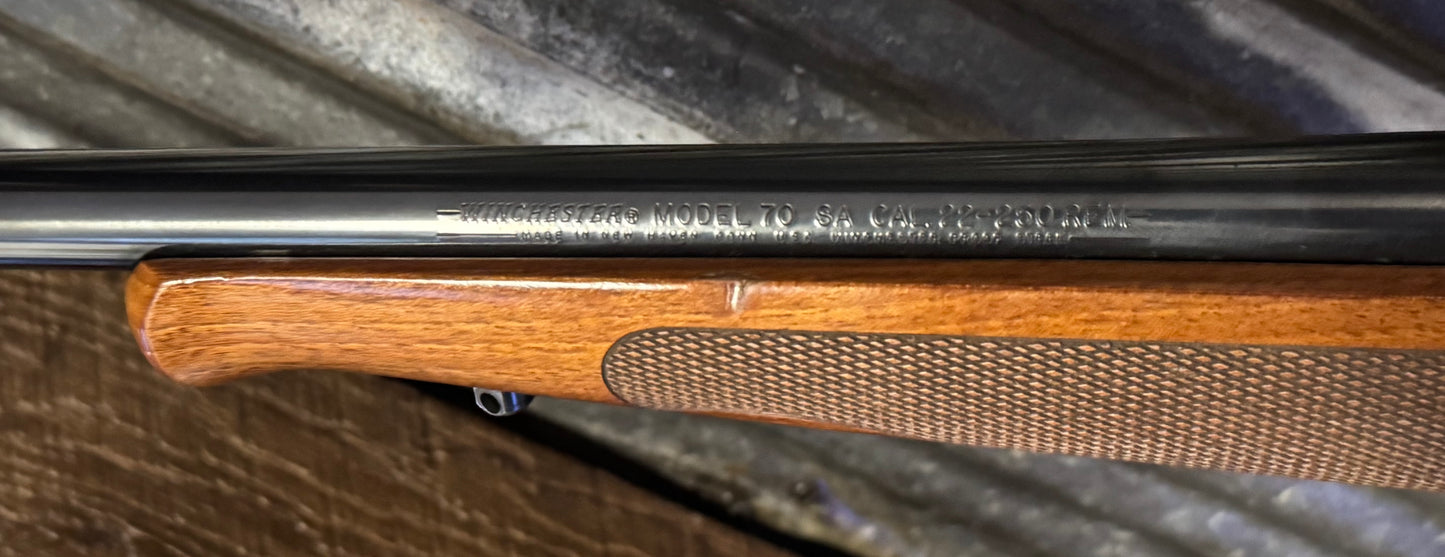 Winchester Model 70 – .22-250 Remington
Made in New Haven, Connecticut