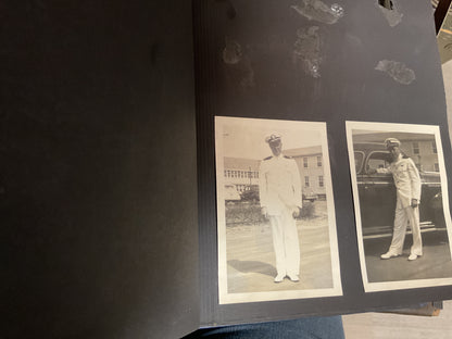 WWII Vintage US Naval Air Station Scrapbook