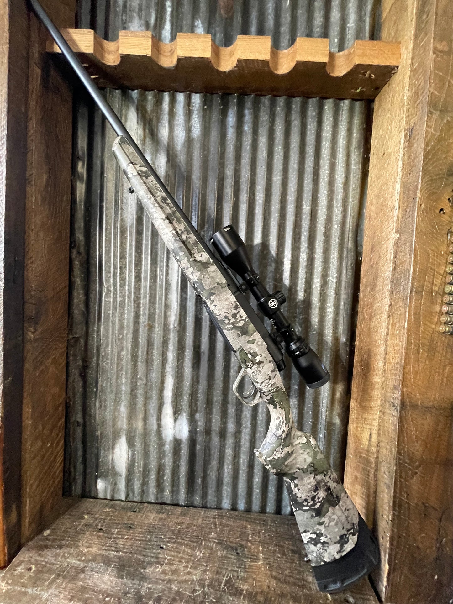 Savage Axis XP Bolt Action Rifle – 6.5 Creedmoor – Bushnell Scope – Veil Camo