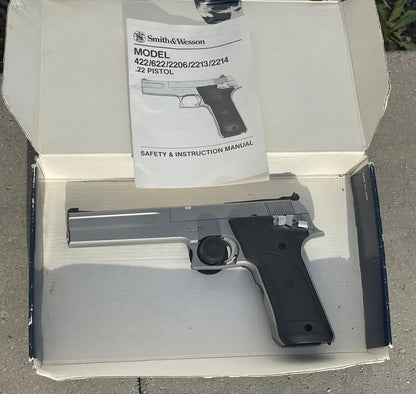 Smith & Wesson Model 2206 Semi-Auto Pistol – .22 LR – Stainless – Like New in Box