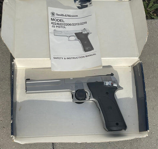 Smith & Wesson Model 2206 Semi-Auto Pistol – .22 LR – Stainless – Like New in Box