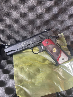 Colt/Walther Government Model 1911-22 – .22 LR – Like New in Box – Upgraded Grips