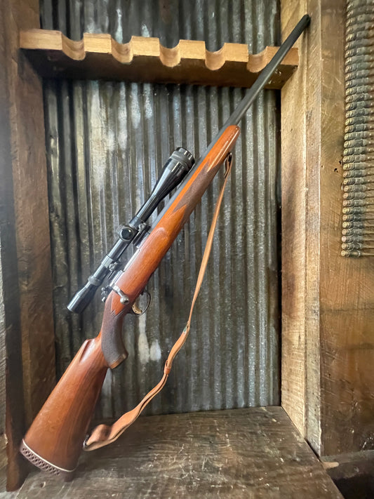 Sako L46 Riihimäki .222 Remington Heavy Barrel Rifle w/ Weaver K12 Scope