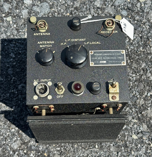 U.S. Military Frequency Converter CV-27/UPN Aviation Navigation Electronics Unit