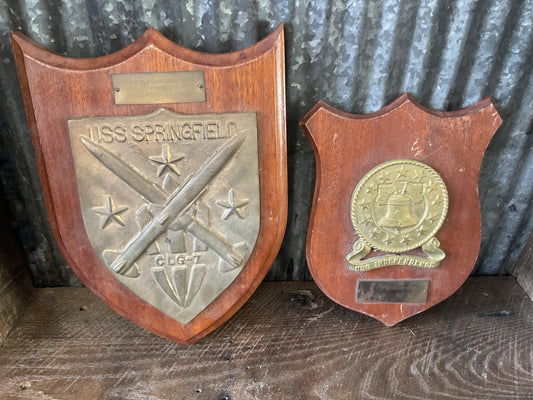 USS Springfield & USS Independence Plaques (named)