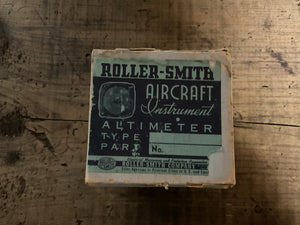 Original WWII-era Roller-Smith Aircraft Radio Altimeter