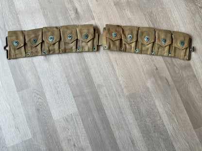 M1923 Cartridge Belt  Named -S. Weimer USMC