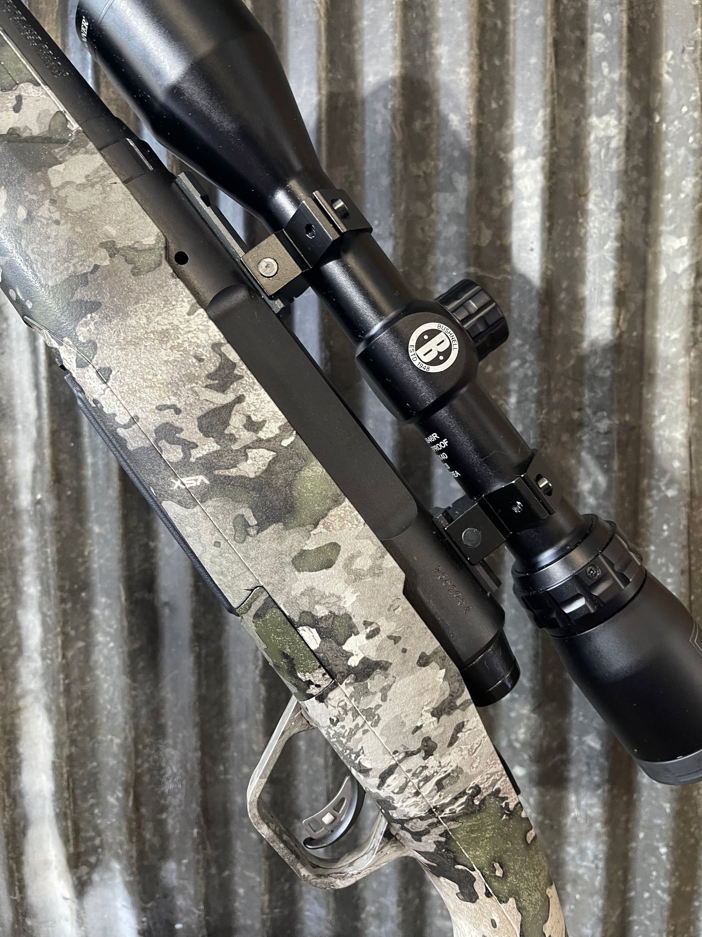 Savage Axis XP Bolt Action Rifle – 6.5 Creedmoor – Bushnell Scope – Veil Camo