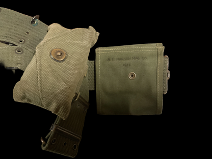 WWII US Army Pistol Belt Rig