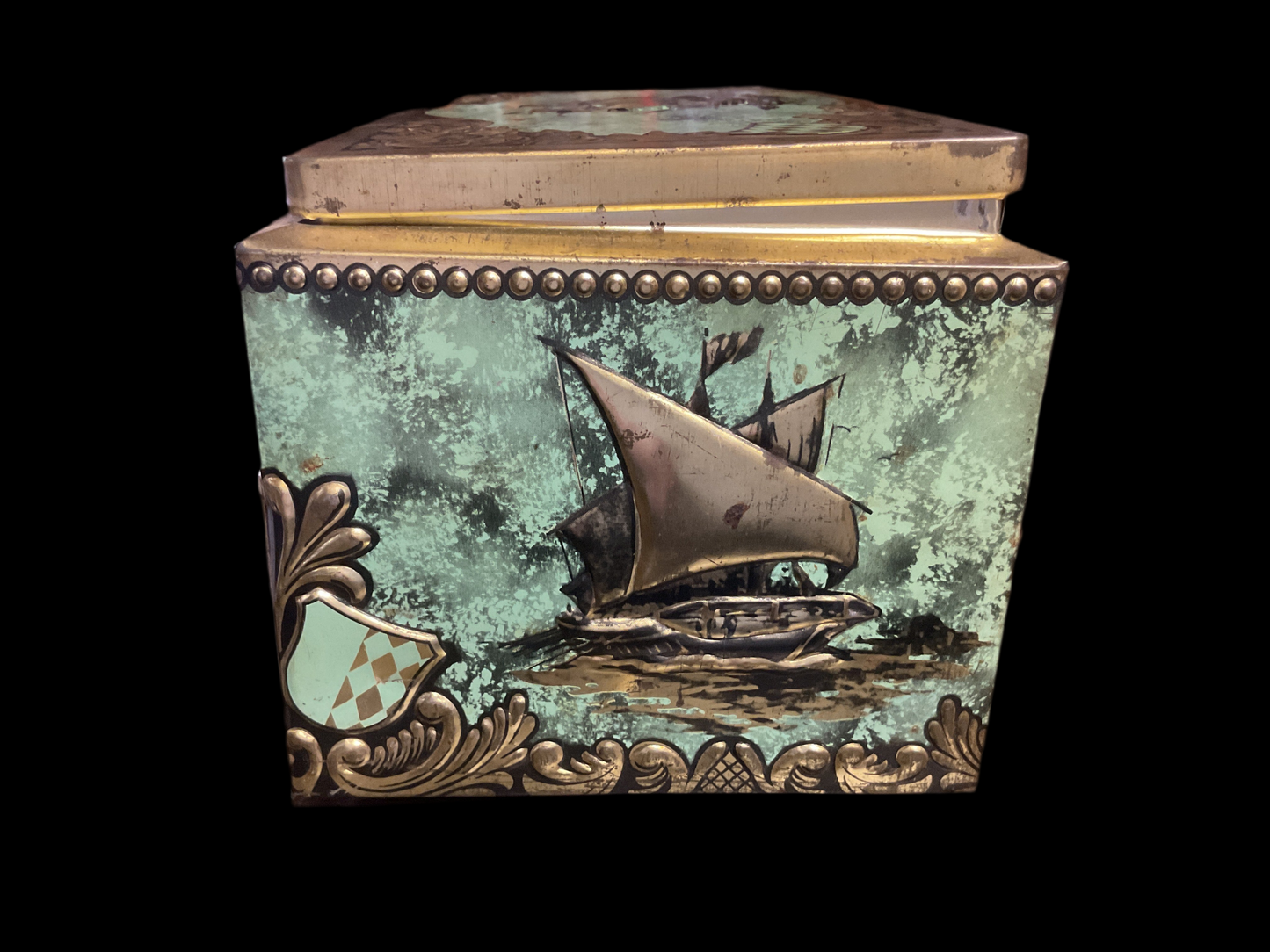 Vintage Nautical Tin Box