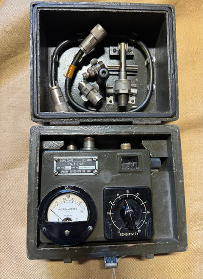WWII Signal Corps Wavemeter TS-117/GP Test Set