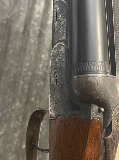 Sempert & Krieghoff Suhl Germany – Engraved 12 Gauge Side-by-Side Shotgun – 29.5” Barrels – Ejectors – Matching Numbers