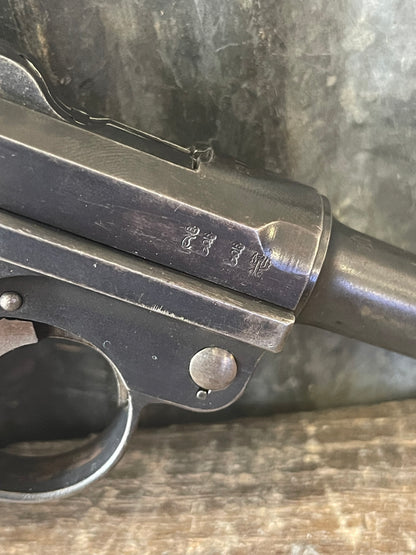 1918 DWM P.08 Luger 9mm – WWI Imperial German – Non-Matching / Arsenal Rework – Sharp Condition