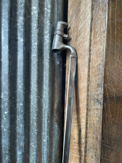 Original British Pattern 1853 Enfield Socket Bayonet w/ Scabbard – Civil War Era
