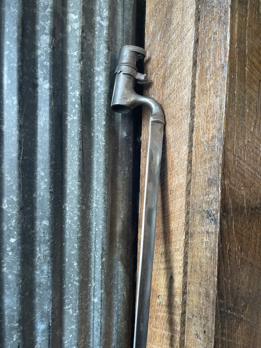 Original British Pattern 1853 Enfield Socket Bayonet w/ Scabbard – Civil War Era