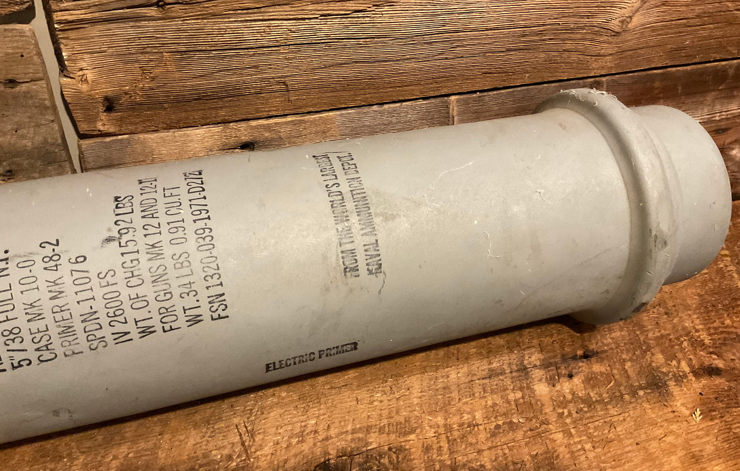 5” Tank Mk15 1944 Canister for US Naval Shell