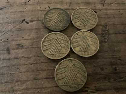 Original German Coin Collection-Imperial Germany, Weimar Republic, Third Reich, & Postwar-era