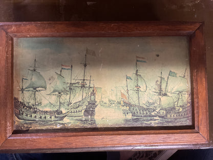 Vintage Wooden Jewelry Box