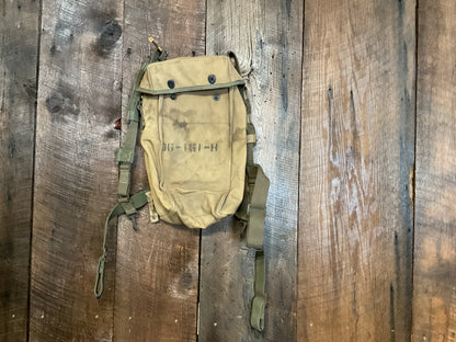 WWII US Army Mine Detector Padded Canvas Bag with Straps