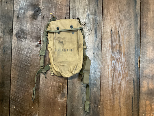WWII US Army Mine Detector Padded Canvas Bag with Straps