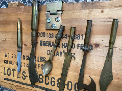 Trench Art Utensil Set