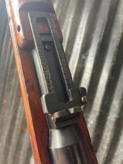 Japanese Type 99 Arisaka 7.7mm – Intact Chrysanthemum – Military Stock – WWII