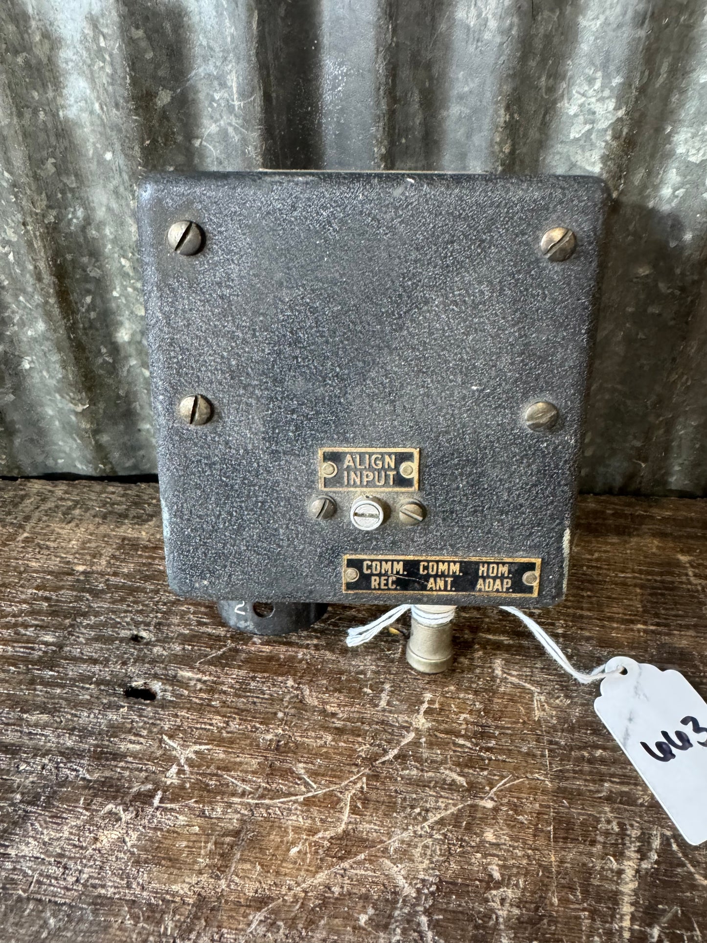 WWII Western Electric CW-23214 Pilot’s Control Box – ZB Series Aircraft Radio Equipment