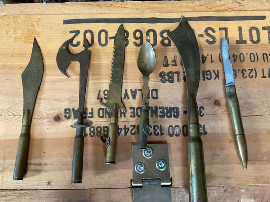 Trench Art Utensil Set