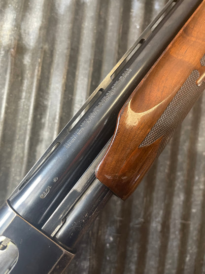 Remington 870 Wingmaster Magnum 12 Gauge Pump Shotgun — Fixed Full Choke w/ Adjustable Butt Plate
