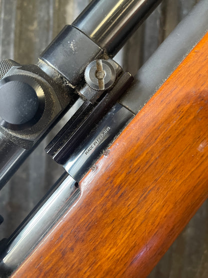 Sako L46 Riihimäki .222 Remington Heavy Barrel Rifle w/ Weaver K12 Scope