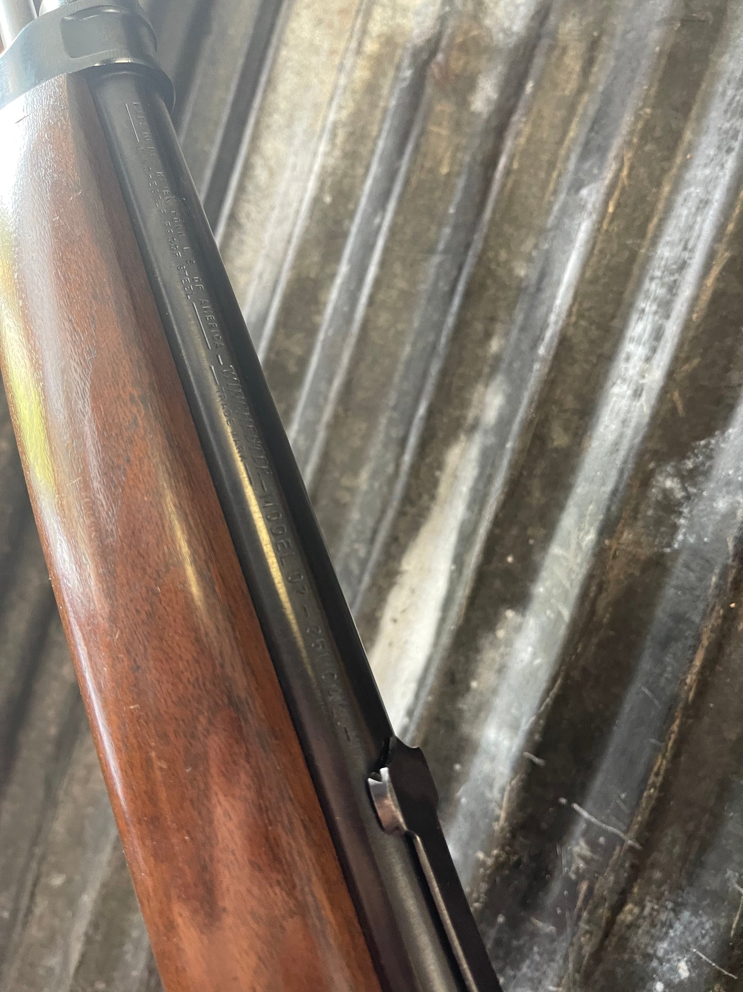 Winchester Model 1907 Semi-Automatic Rifle – .351 Winchester Self-Loading – 1957 Production – Two Magazines