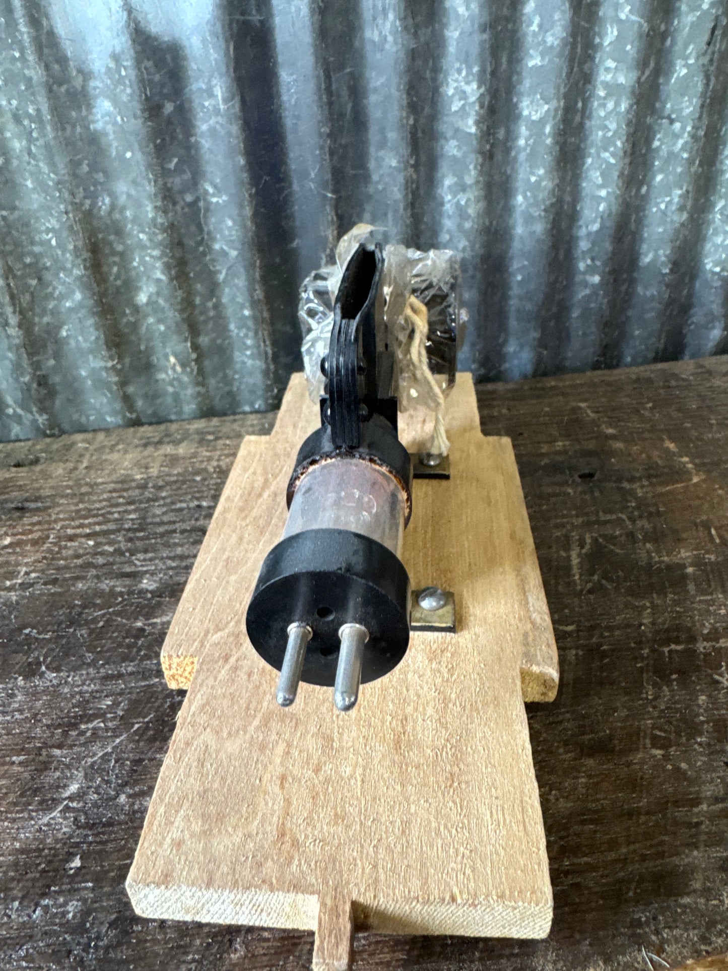 Vintage Microwave Radar Tube Assembly with Waveguide Coupler – Military Electronics
