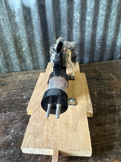 Vintage Microwave Radar Tube Assembly with Waveguide Coupler – Military Electronics