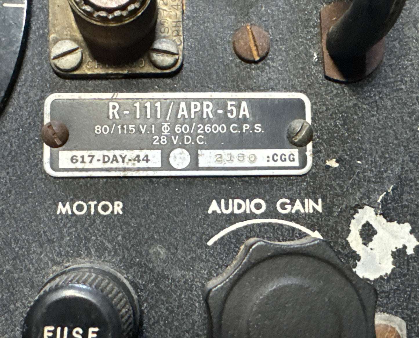 WWII R-111/APR-5A Radar Receiver Unit (1944)