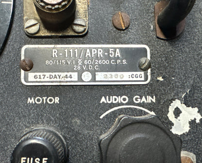 WWII R-111/APR-5A Radar Receiver Unit (1944)