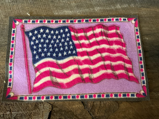 WWI Tobacco Felt Flag (approx 6x4)