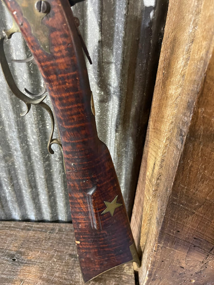 Pennsylvania Long Rifle Parts Lot – 3 Antique Muzzleloaders – Named Barrels