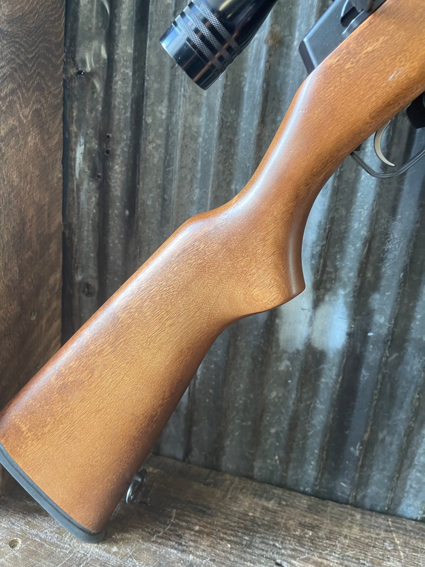 Ruger Mini-14 Ranch Rifle .223 Rem / 5.56 NATO – Redfield 4X Scope – Walnut Stock