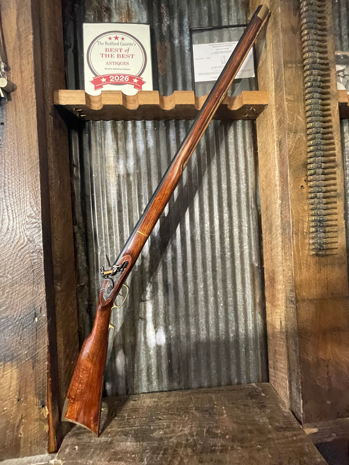Connecticut Valley Arms (CVA) .45 Caliber Flintlock Long Rifle – Made in USA